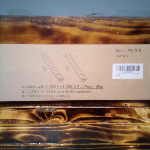 2 Pack Power Strip Surge Protector - Picture 7 of 10